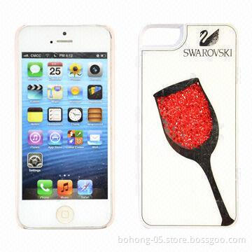 Phone Cover for iPhone 5S, Swarovski, Various Colors are Available